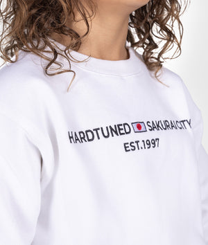 Kids Sakurai Sweater - White - Hardtuned