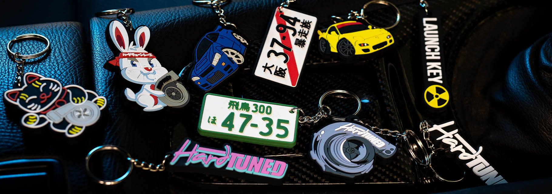 Key Rings - Rubber - Hardtuned