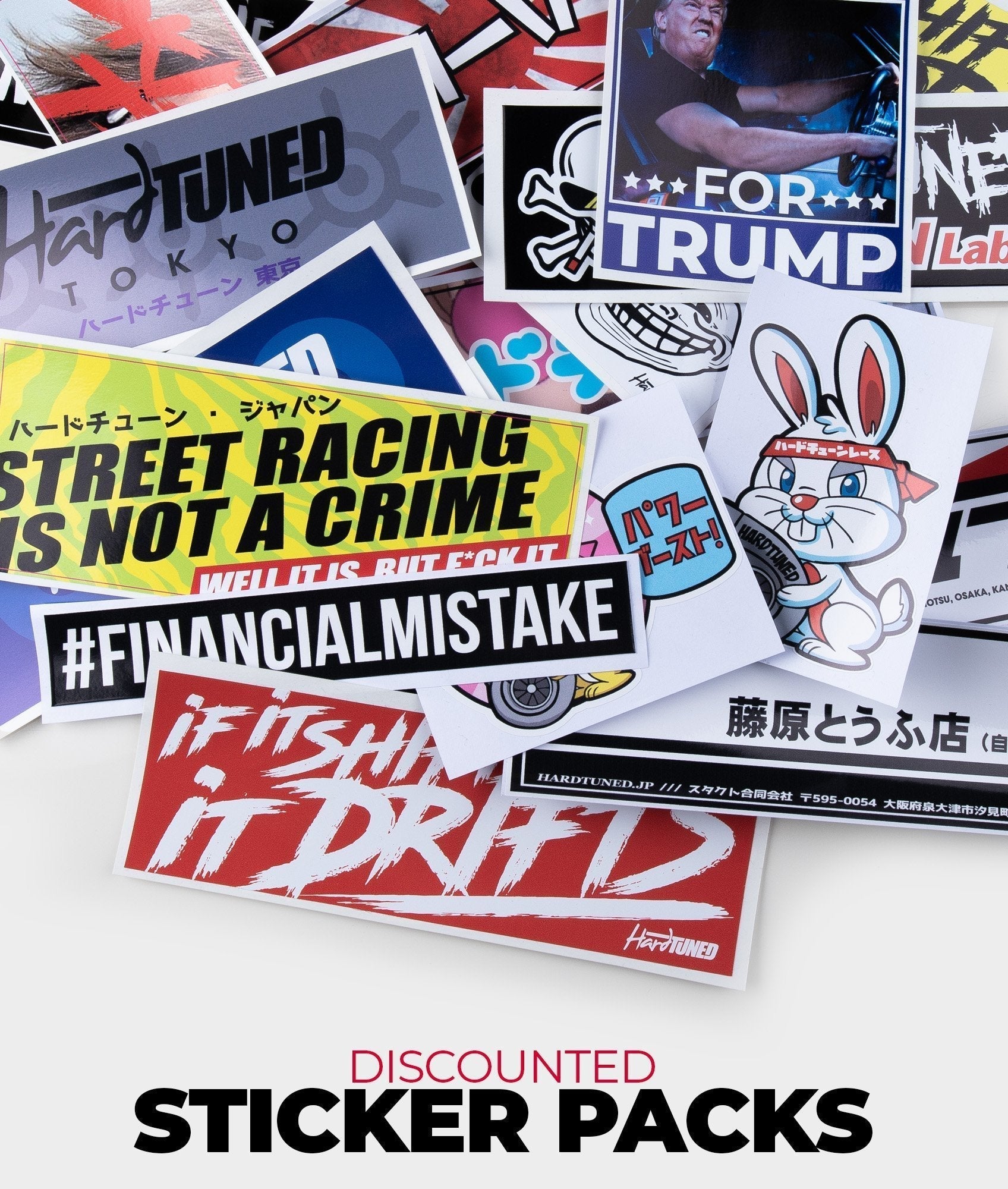 10 Sticker Pack - Hardtuned