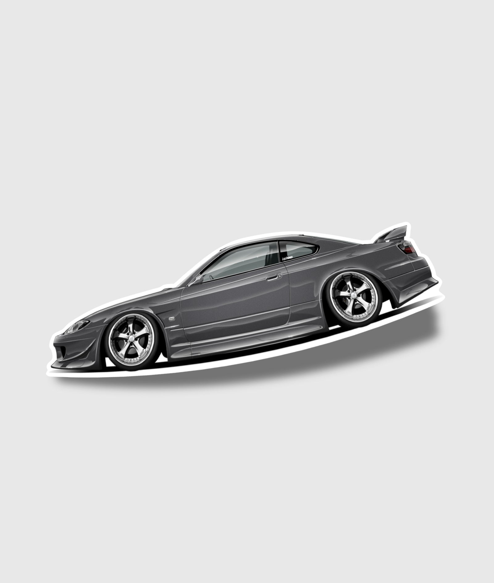 Nissan S15 Sticker - Gun Metal