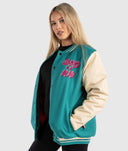 Womens Shred Til Ya Dead Varsity Jacket
