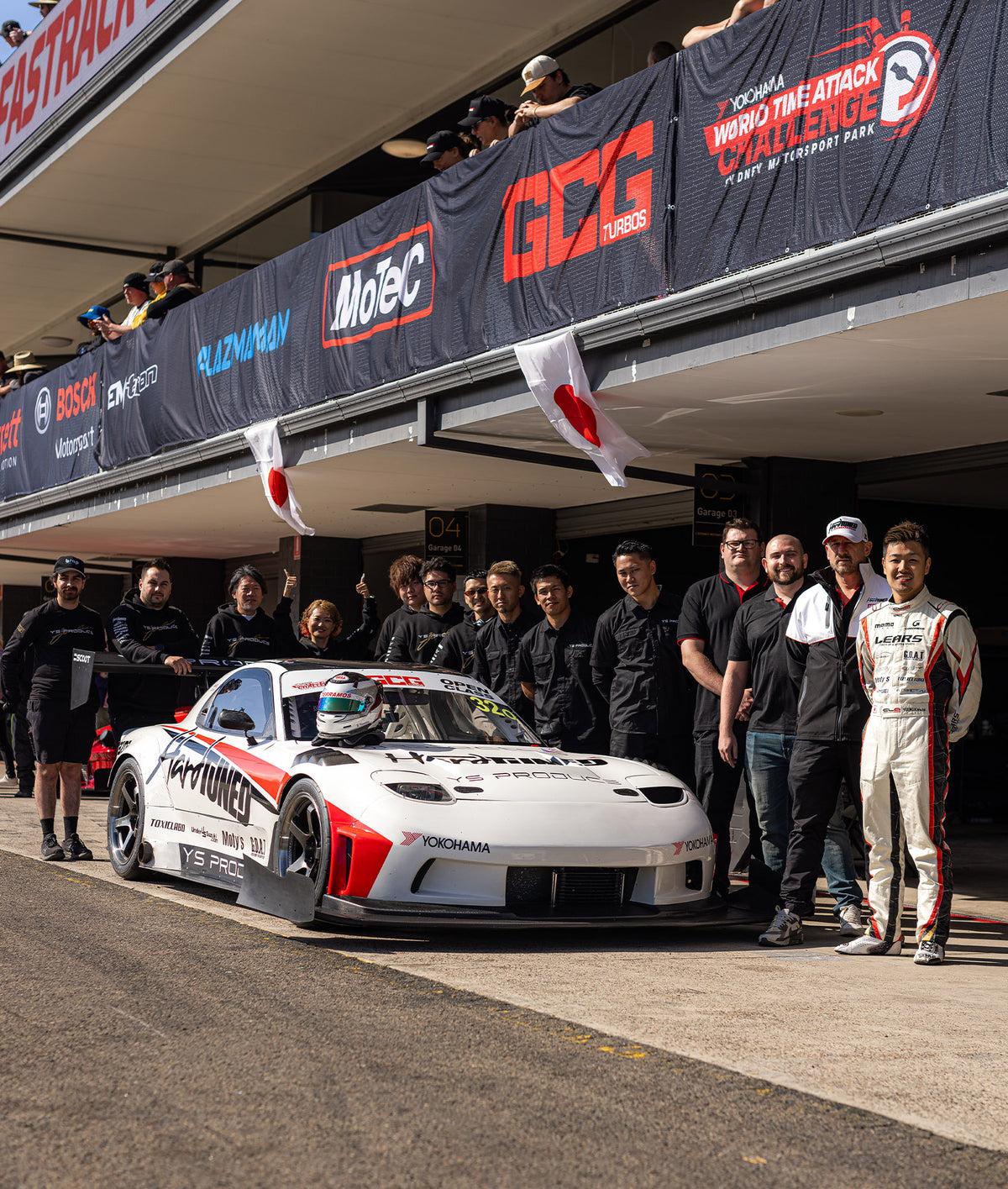 Yuuki Kamakura RX-7 Oversized Team Tee - White