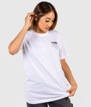 Womens World Time Attack Team Tee - White