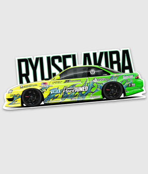 Ryusei Akiba Nissan S15 Vinyl Sticker