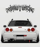 Hardtuned Metal Arch Vinyl Sticker
