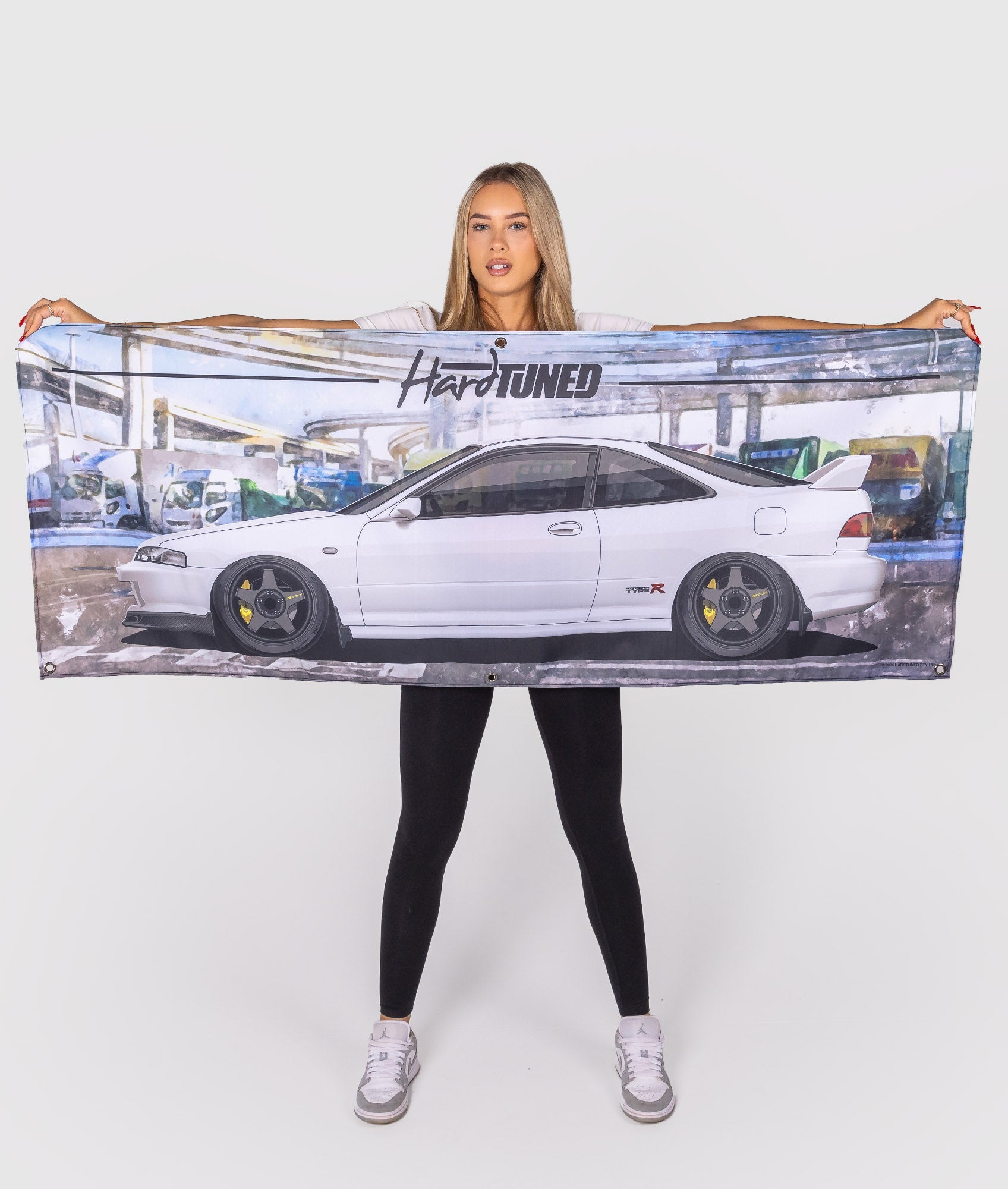 Honda Integra DC2 Garage Flag - Hardtuned