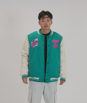 Shred Til Ya Dead Varsity Jacket