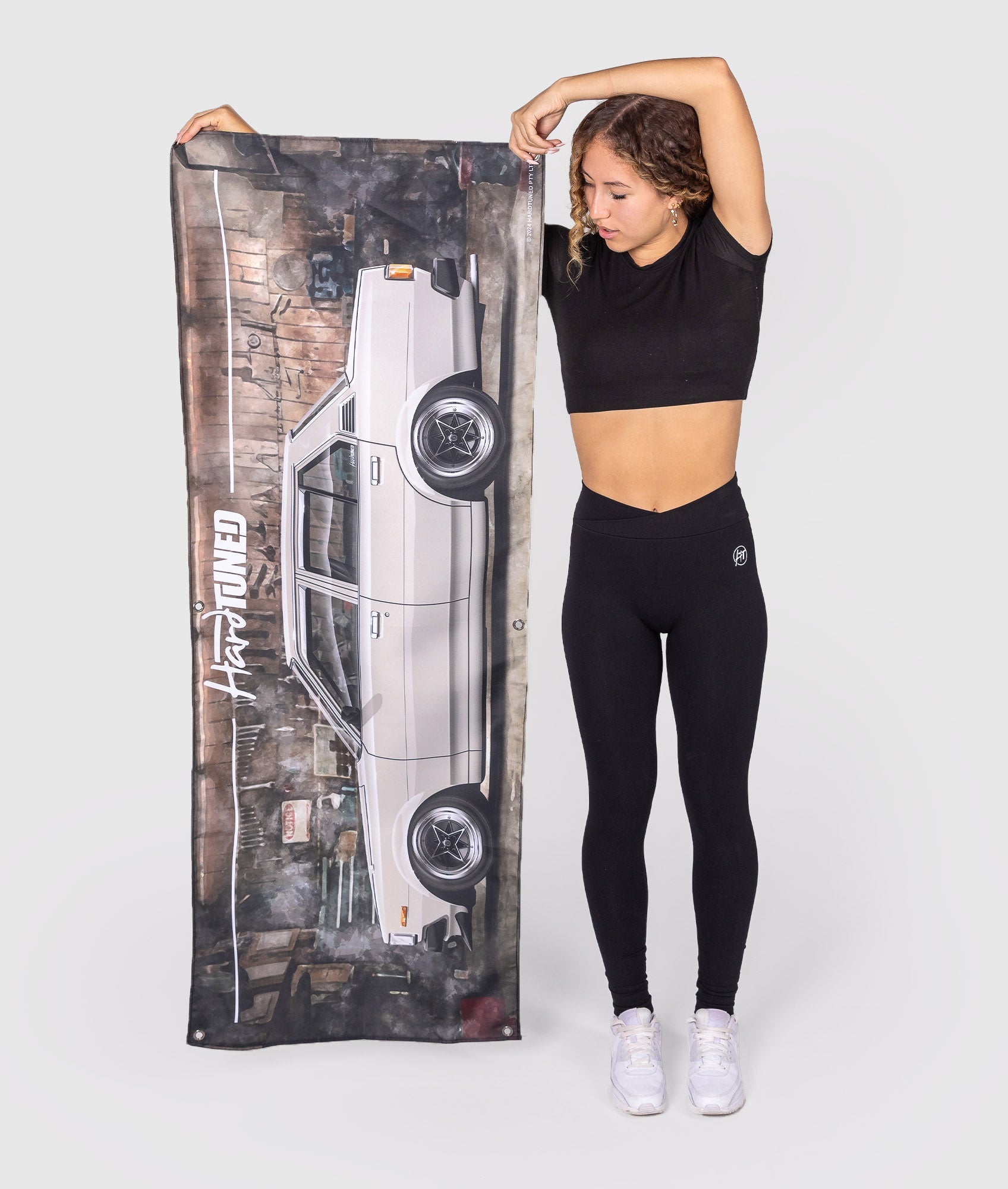 Toyota Corolla KE70 Garage Flag - Hardtuned