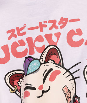 Womens Lucky Cat Longsleeve Tee - Hardtuned