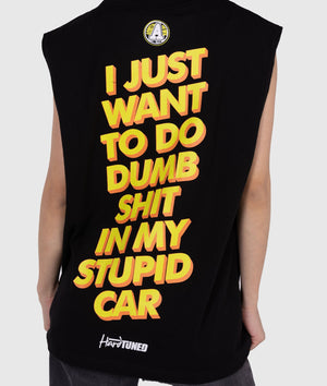 Womens Stupid Car Tank Top - Hardtuned