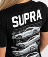 Womens Toyota Supra Generations Tee - Hardtuned