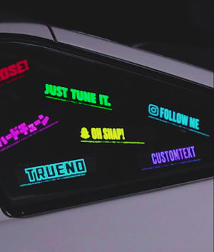 ELGlow™ Custom Text Electric Sticker