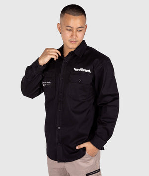 Hardtuned Long Sleeve Work Shirt - Black - Hardtuned