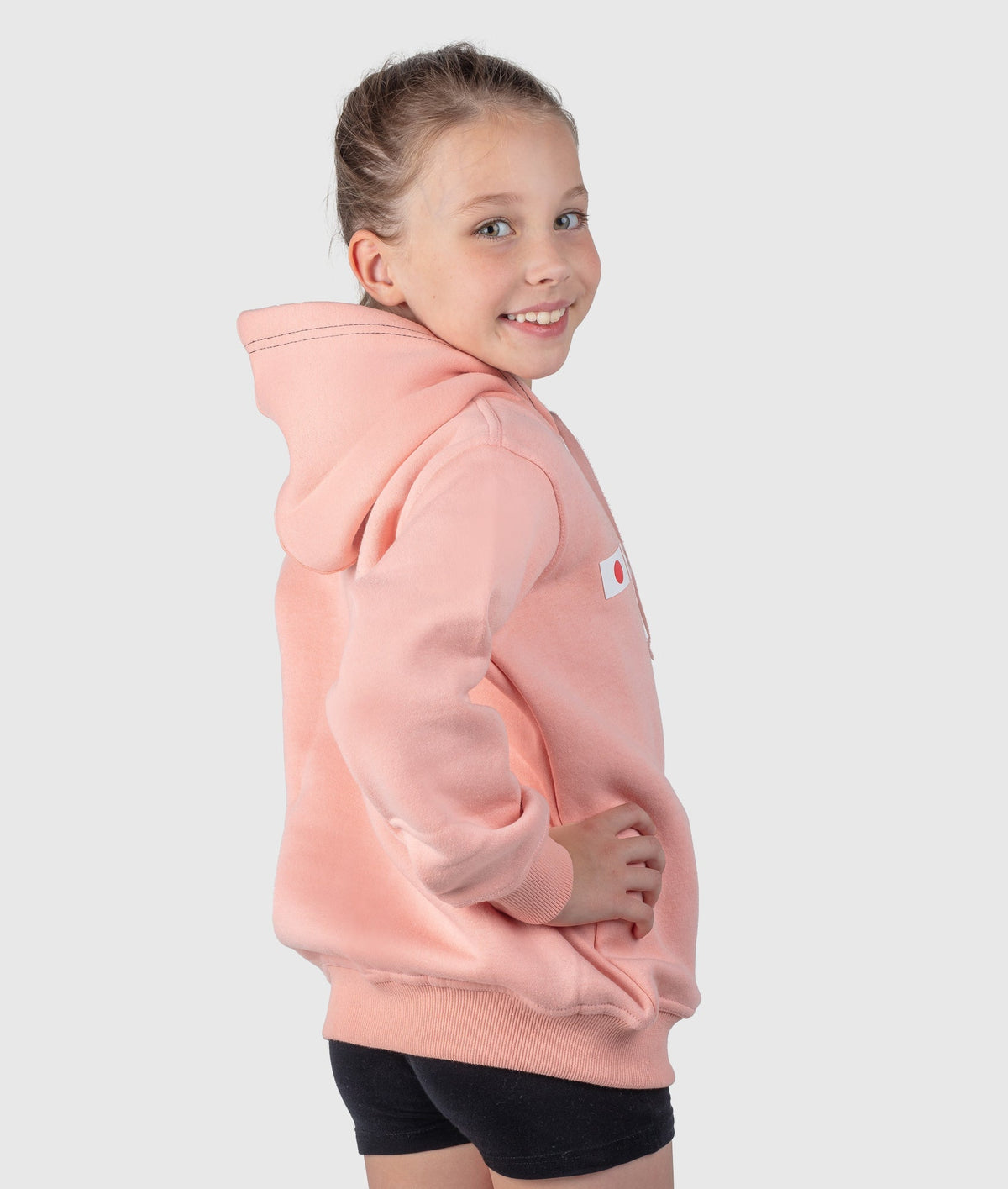 Kids Essential Hoodie - Apricot - Hardtuned