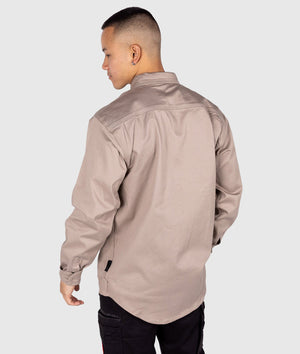 Long Sleeve Work Shirt - Tan - Hardtuned