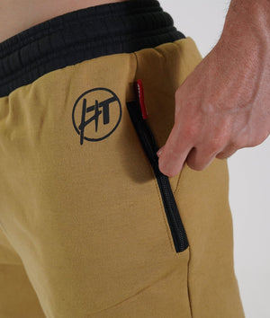 Mens Power Over Track Pants - Tan - Hardtuned