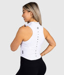Trackside Sports Vest - White - Hardtuned