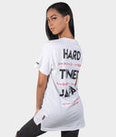 Womens HTxJPN Crossing Tee - White - Hardtuned