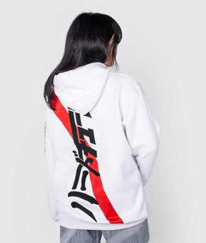 Women's Katakana Hoodie - White - Hardtuned